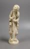 A Japanese ivory figure of a huntsman, early 20th century, 21 cms high.                                                                                                                                                     