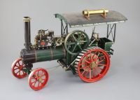 A Maxwell Hemmens Precision Steam Models agricultural traction engine,                                                                 