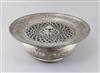 A large Indian bidri ware basin and cover, late 18th/early 19th century, diameter 42.5cm                                               