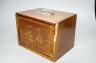 A Mah Jong set in wooden box, 17 cms high.                                                                                                                                                                                  