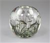 Edward Hald (1883-1980) for Orrefors. A Graal glass paperweight vase, c.1955, height 11cm                                              