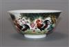 A Chinese famille rose cockerel bowl diameter 15cm                                                                                     