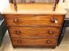 A small Victorian mahogany chest W.100cm                                                                                               