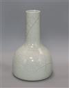 A grey crackleglaze vase H.30cm                                                                                                        