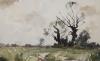 Edward Wesson (1910-1983), watercolour, Trees in a landscape, signed, 31 x 49cm                                                                                                                                             