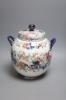 A large Minton stone china pot pourri jar and cover, height 33cm                                                                                                                                                            