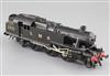 A scratch built O gauge 2-6-4 tank locomotive LMS black livery no.2531 33cm, needs attention                                           