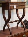 A 19th century French work table W.51cm                                                                                                