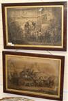 A pair of Victorian coaching prints, 'Olden Time' and 'All Right', 44 x 66cm                                                           