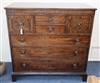 A Georgian style mahogany chest fitted seven drawers W.119cm                                                                           