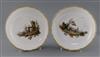 A pair of Meissen circular dishes, Marcolini period (1773-1814), D. 21cm                                                               