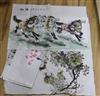 Three Chinese paintings on paper                                                                                                       