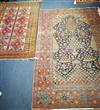 A Tekke Bokhara rug and a similar smaller rug 200 x 128cm and 165 x 95cm                                                               