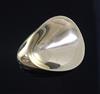 A Georg Jensen 18ct gold brooch designed by Nanna & Jorgen Ditzel, no. 1328, 52mm.                                                     