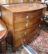 A Regency mahogany chest of drawers W.106cm                                                                                            