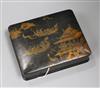 A Chinese lacquer box                                                                                                                  