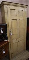 A 19th century pine household cabinet W.94cm                                                                                           