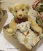 A Steiff limited edition Margarette Museum bear with limited edition Steiff Teddy blonde                                                                                                                                    