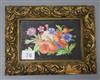 A Vienna style porcelain plaque excl. frame 10 x 15cm                                                                                  