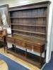 A mid 18th centuy oak dresser                                                                                                                                                                                               