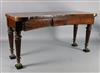 A Regency mahogany concave serving table, W.6ft 3in. D.2ft 3.5in. H.3ft                                                                