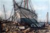 Claude Muncaster (1903-1974) Maigneau Ship Building Yard, Palma 13 x 19.5in.                                                           