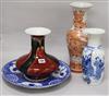 A group of mixed oriental ceramics                                                                                                     