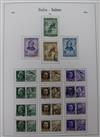 Five stamp albums                                                                                                                      