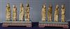 A set of Chinese ivory figures of the eight immortals, with stands Republic period                                                     