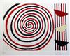 Sir Terry Frost (1951-2003) Spirals 26.5 x 21.5in.                                                                                     