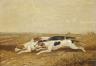 William Eddowes Turner (1820-1885), oil on canvas, 'Over the open', signed, 21 x 29cm                                                                                                                                       