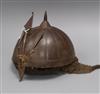 An Indian steel helmet                                                                                                                 