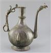 An 18th/19th century Mughal bronze and copper ewer, 11.75in.                                                                           