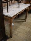 A pine table W.122cm                                                                                                                   