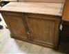 A pine wall cupboard W.99cm                                                                                                            