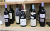 Twelve bottles of mixed red wines including two bottles of Nuits Saint Georges ler Cru Les Damodes, 1997                               