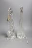 Two Sevres crystal lamps, tallest 45cm                                                                                                                                                                                      