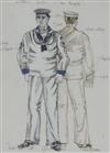 A collection of fourteen original costume designs for Glyndebourne and other stage productions,                                        