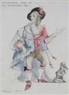 A collection of twelve original costume designs for Glyndebourne and other stage productions                                           