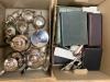 Five cased sets of plated wares and sundry plate                                                                                                                                                                            