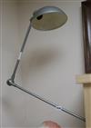 An enamel anglepoise desk lamp with clamp                                                                                              