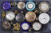 Eleven assorted mainly fob watches, including German 800 standard and enamel and silver and enamel                                                                                                                          