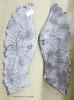 A pair of angel wing garden wall appliques, height 72cm                                                                                                                                                                     