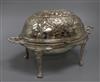 A silver plated breakfast tureen height 23cm                                                                                           