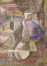 Inez Estella Hoyton (1903-1983), mixed media, Abstract, signed LR, 55 x 39cm                                                                                                                                                