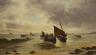 G. Bates (19th C.), oil on canvas, 'A breezy day', signed, 30 x 50cm                                                                                                                                                        