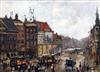 Gerrit Willem Knap (1873-1931) 'Hoekjt, ...Dam' 7.75 x 10.25in.                                                                        