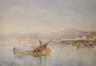 Arthur Legge (1859-1942), watercolour with bodycolour, On The Arna, Italy, signed and dated 1925 23x33cm                                                                                                                    