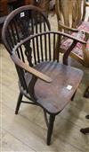 An early 19th century Windsor chair                                                                                                    