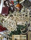 A quantity of assorted jewellery including silver and costume.                                                                         